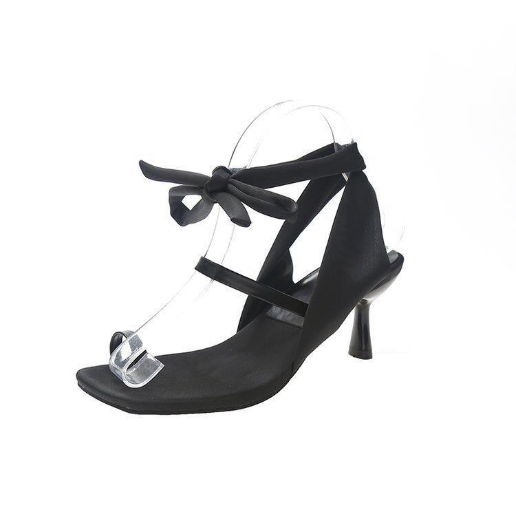 New European And American Strapping High-heeled Sandals For Women