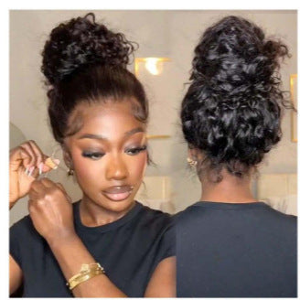 European And American Ladies Front Lace Synthetic Wigs