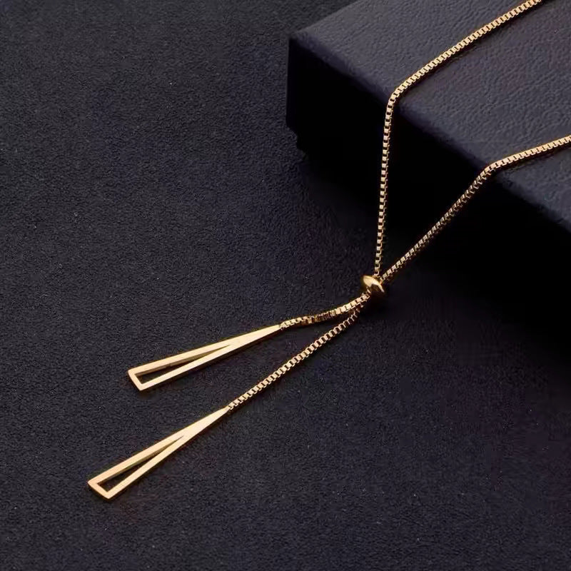 Womens French-style Double-layer Necklace