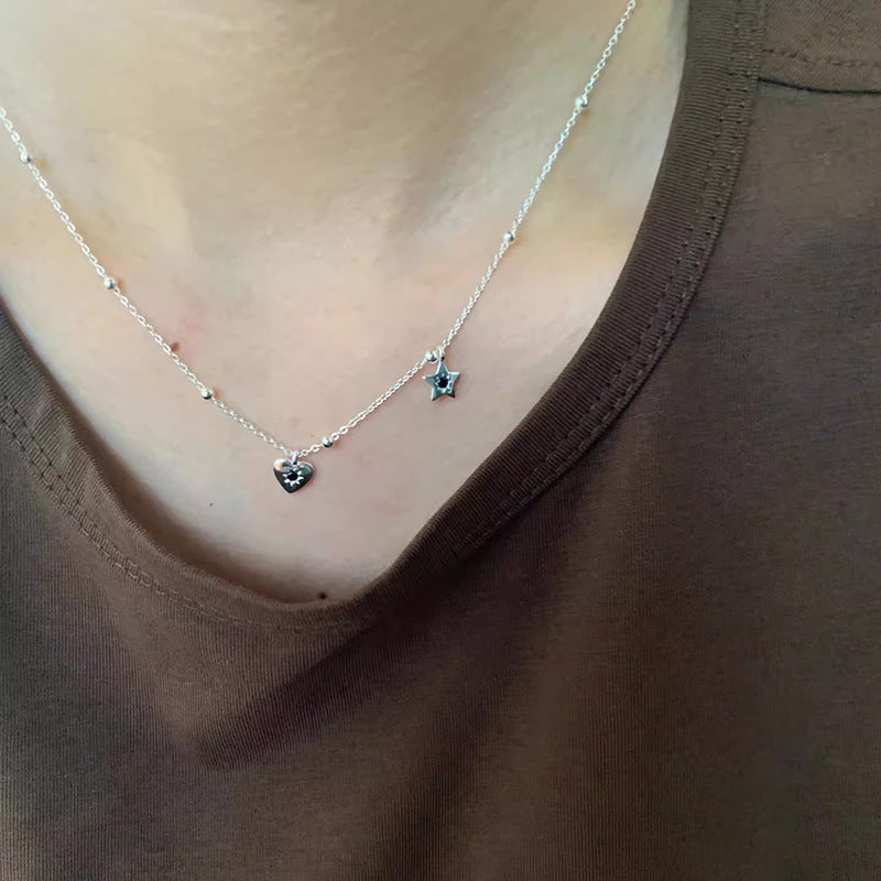 Dainty Zircon Heart Necklace For Women