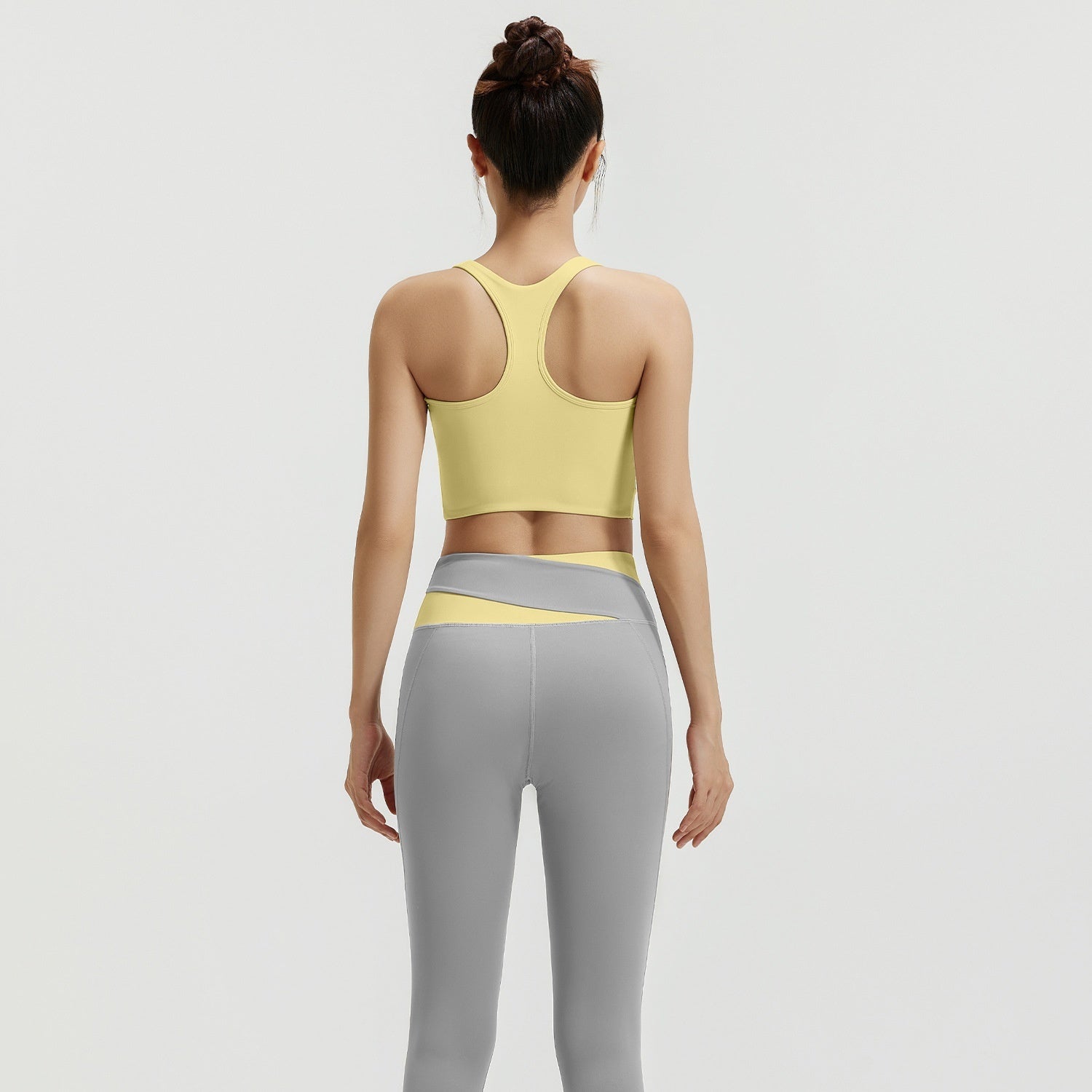 High Waist Belly Contracting Yoga Clothes Shockproof Yoga Fitness Yoga Wear Suit